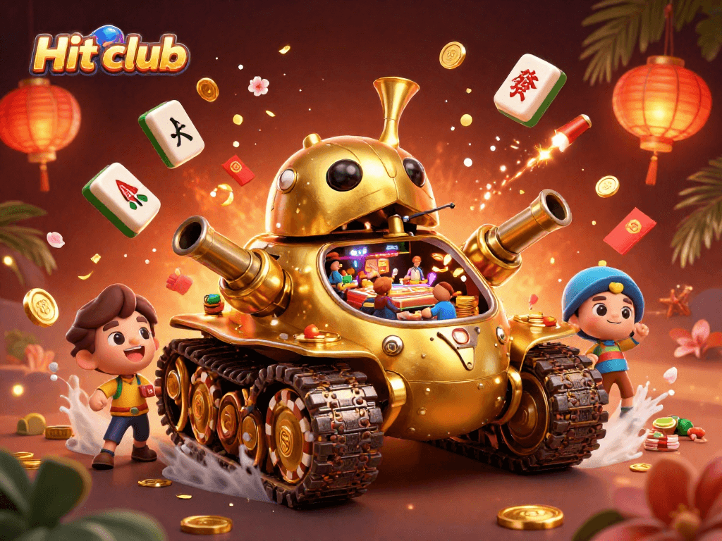 Engage in the vibrant Hit club mini-casino scene, filled with action and color!