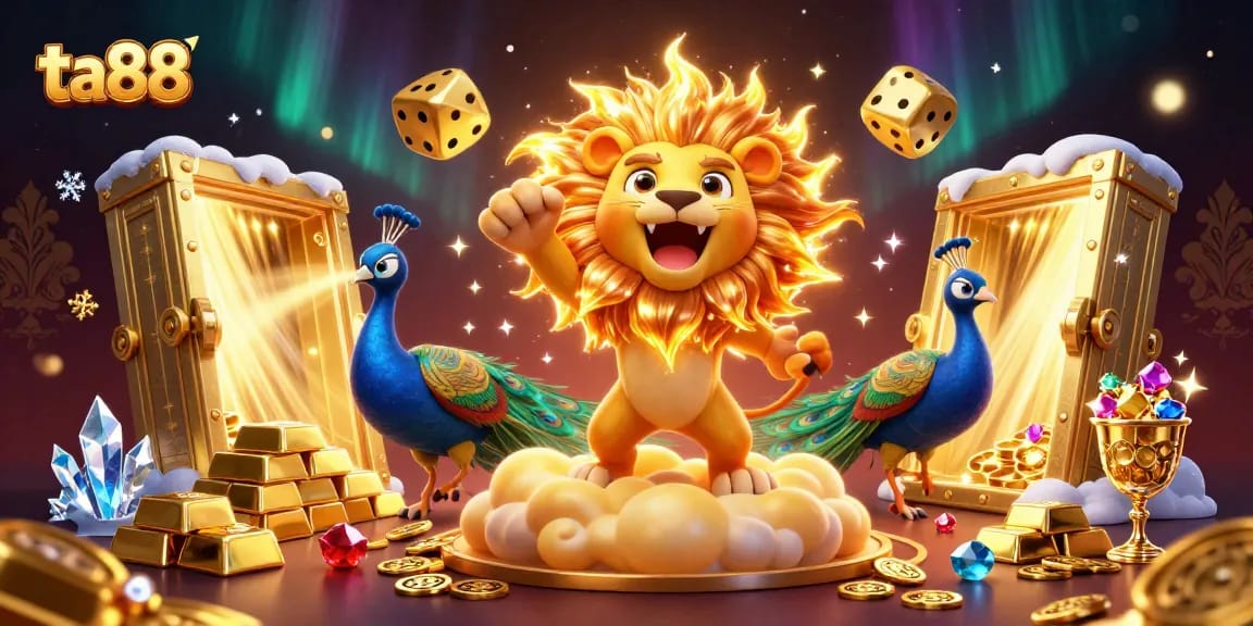 Play exciting games at ta88 with golden treasures and vibrant casino elements.