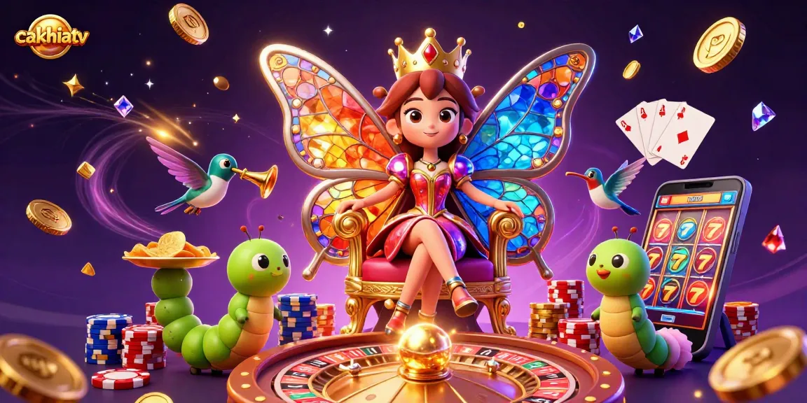 Experience excitement at cakhiatv with dazzling gaming elements and vibrant colors.