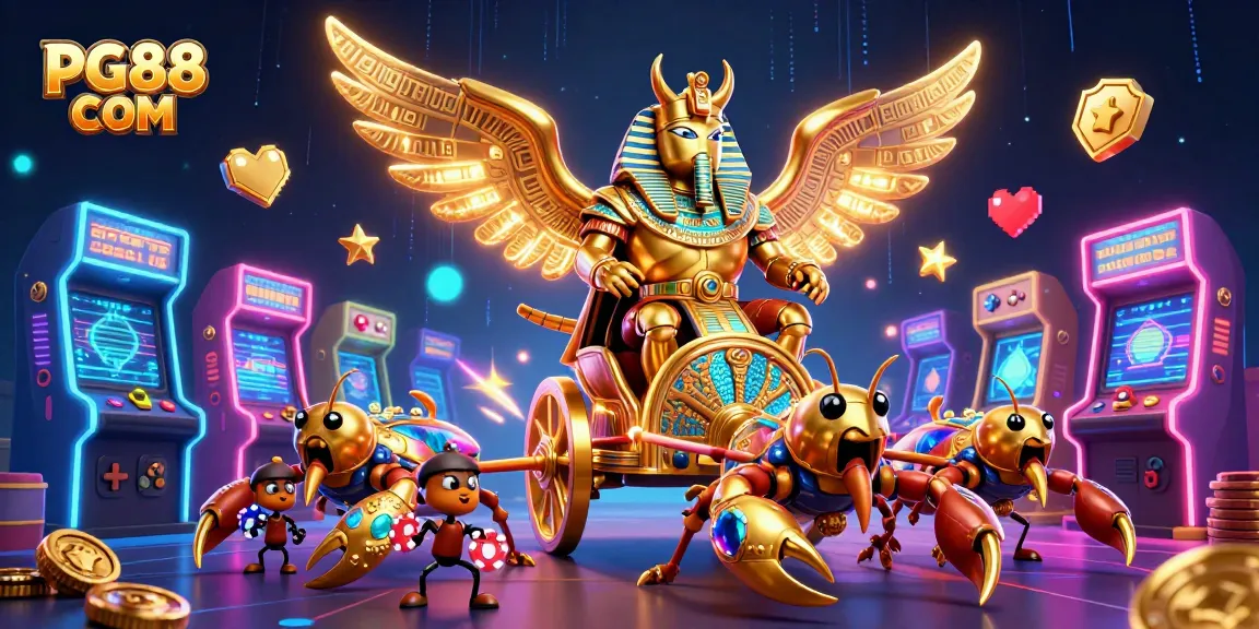 Engage in thrilling gameplay at PG88 COM with vibrant 3D casino elements and characters.