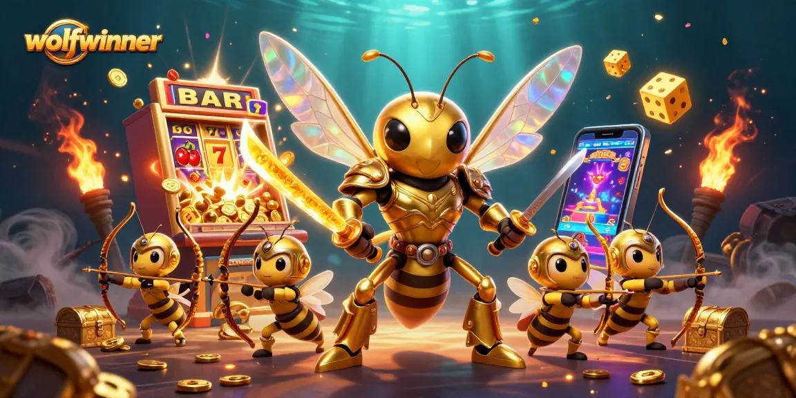 Experience the thrills of wolfwinner with a vibrant, animated casino adventure scene featuring captivating game elements.