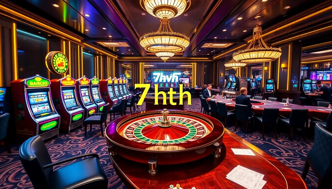 Experience the thrill as players engage with vibrant games at 7hh casino.