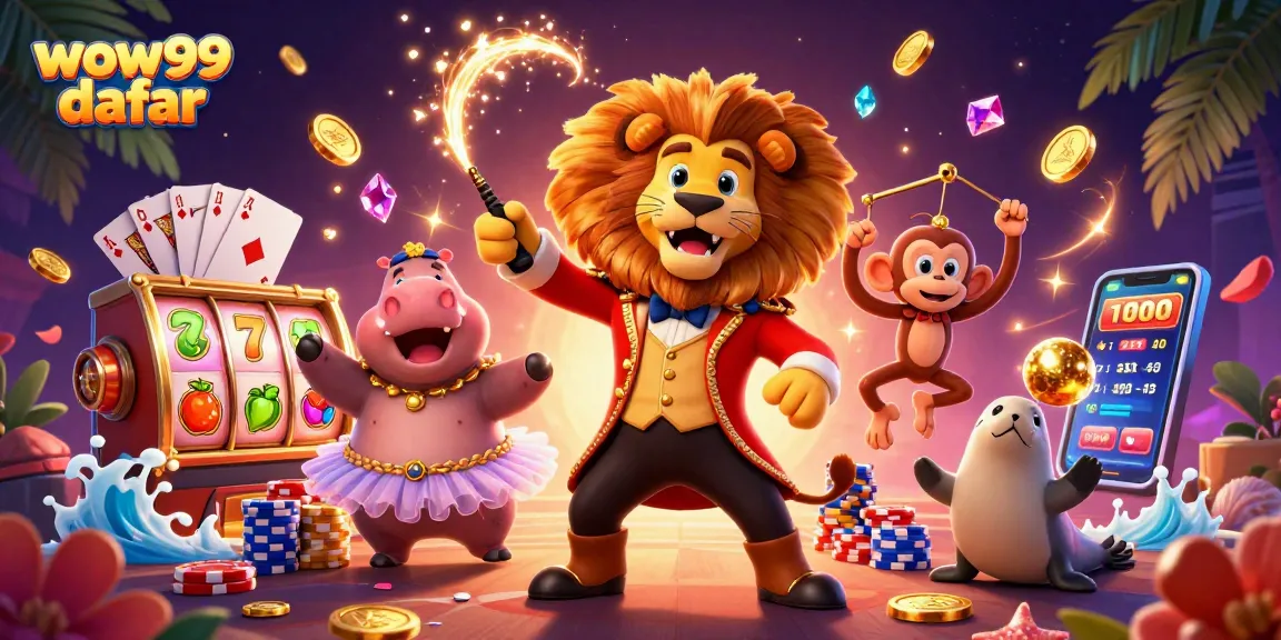 Wow99 daftar untuk permainan slot dengan fitur menarik dan karakter lucu di kasino online.
